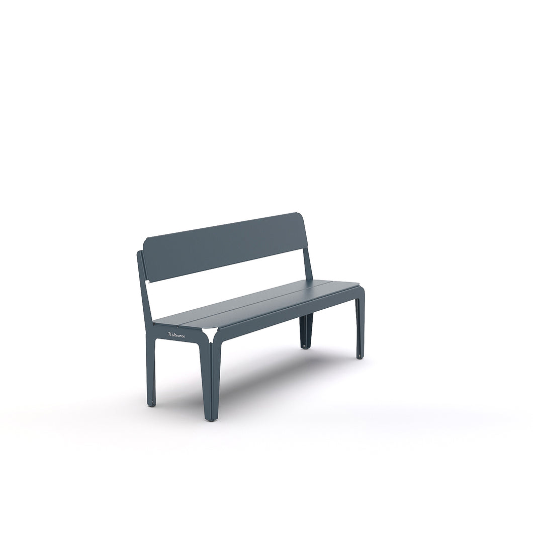 Bended Bench With Backrest